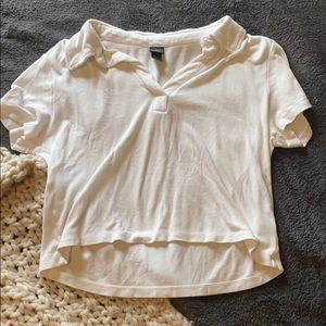 White collared shirt